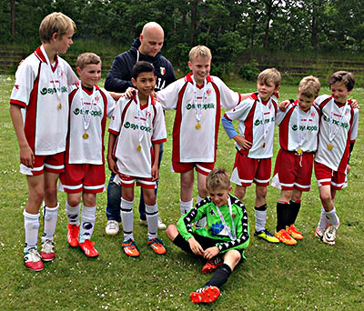 Børnefodbolden “blomstrer" igen i Karlebo