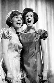 Vivan med sin søster Berit.