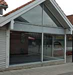 Tomme butikker, over alt i Nivå Center.