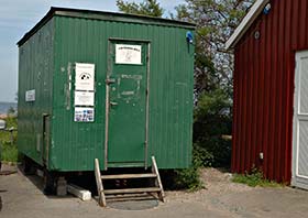 Skurvogn Nivaa Pingvinerne i Niva Havn