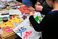 decoupage-værksted på Nivå Bibliotek og Medborgercenter
