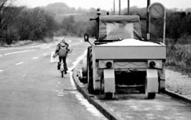 Man saltede kun på cykelstierne.