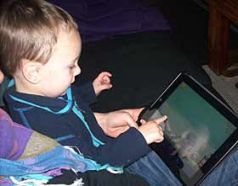 iPads på børnebiblioteket i Humlebæk