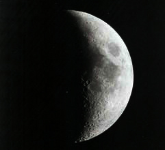 Foto af månen taget af Yngve Jan Trede