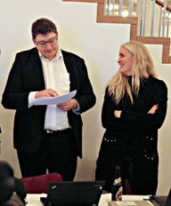 Thomas Bak og Charlotte Bie Venstre i Fredesnborg