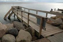 Pingvin badebroen i Nivaa Havn bevares