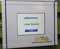 Selvbetjent bibliotek i Fredensborg